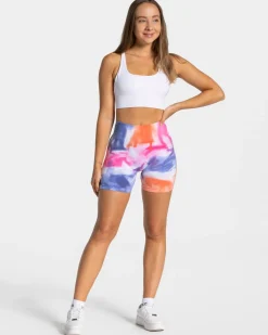 TEVEO Shorts*Tie Dye Scrunch Short 