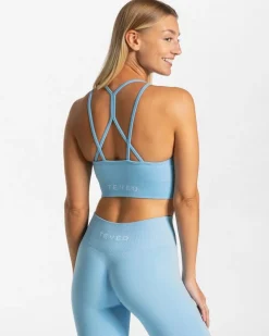 TEVEO Sports Bras*Timeless Scrunch Bh "Babyblau"