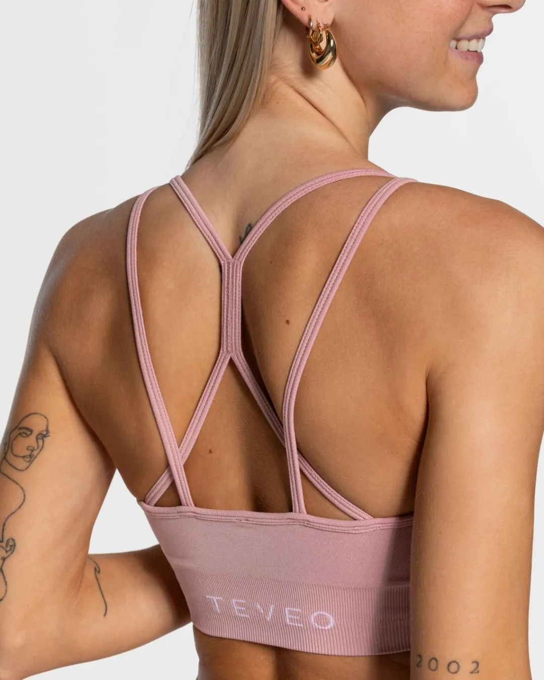 TEVEO Sports Bras*Timeless Scrunch Bh "Rosa"