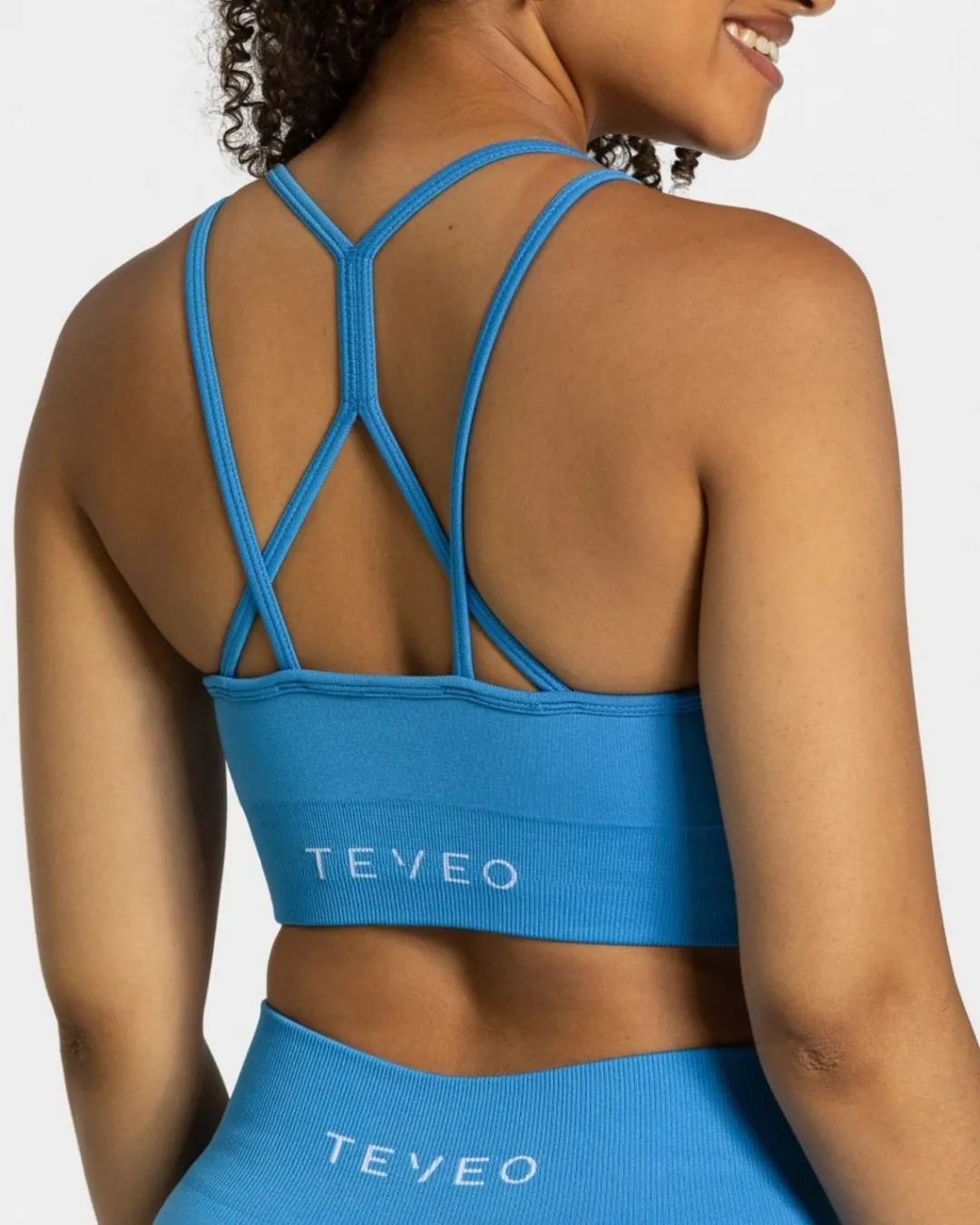TEVEO Sports Bras*Timeless Scrunch Bh "Sommerblau"