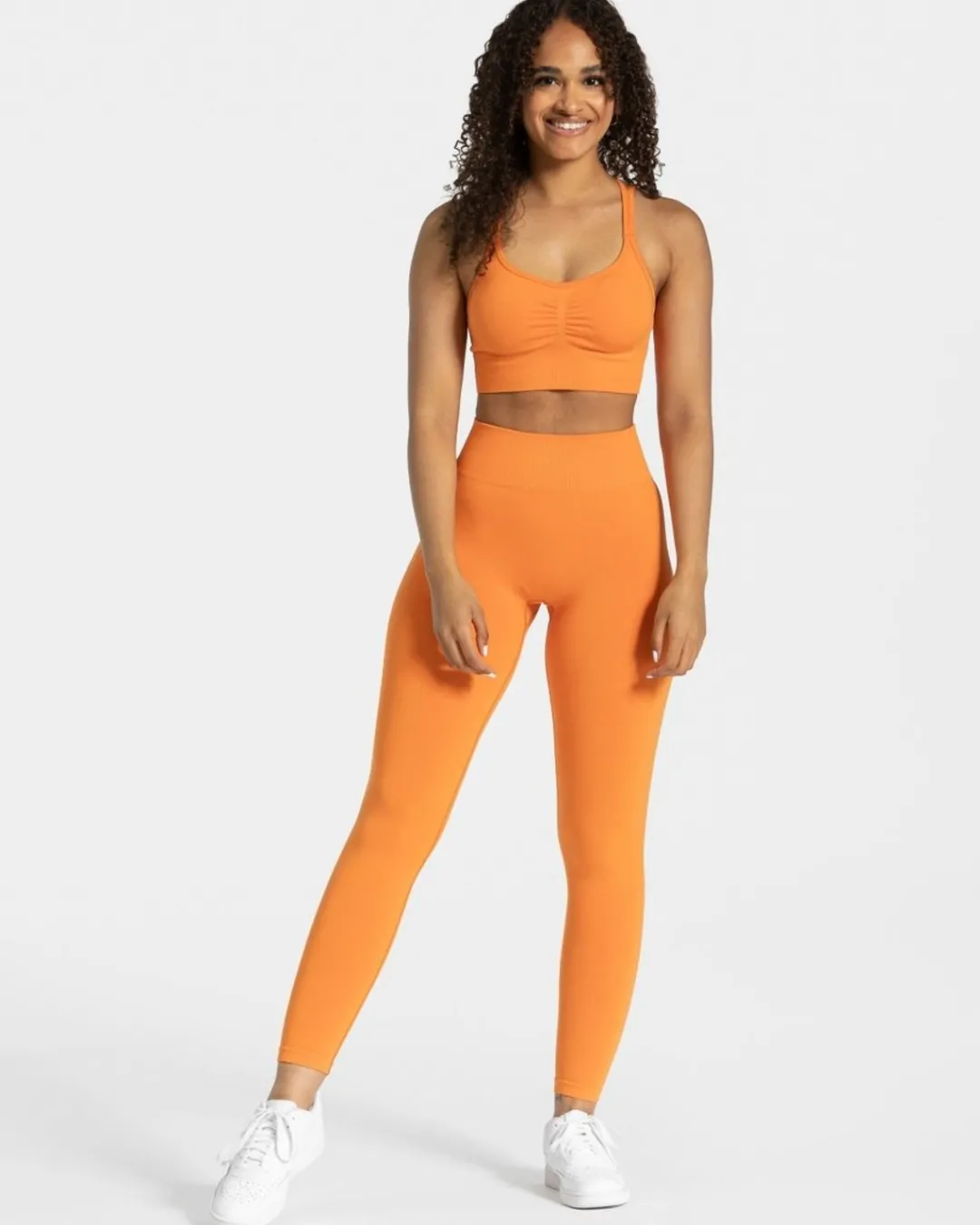TEVEO Leggings & Pants*Timeless Scrunch Leggings "Orange"