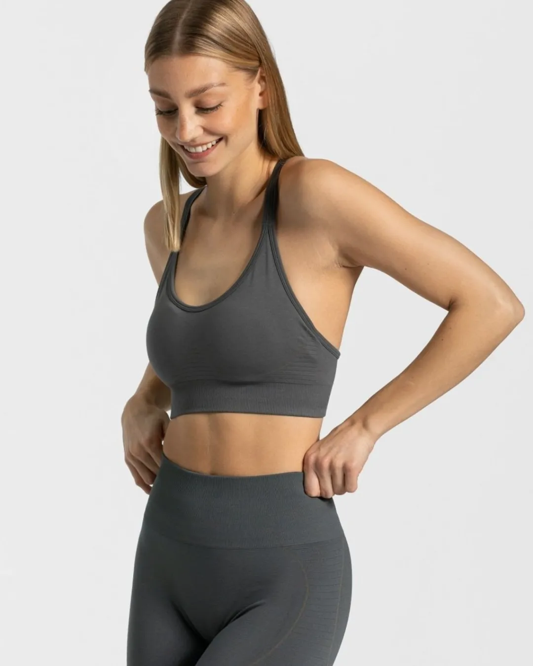 TEVEO Sports Bras*True Bh "Dunkelgrau"