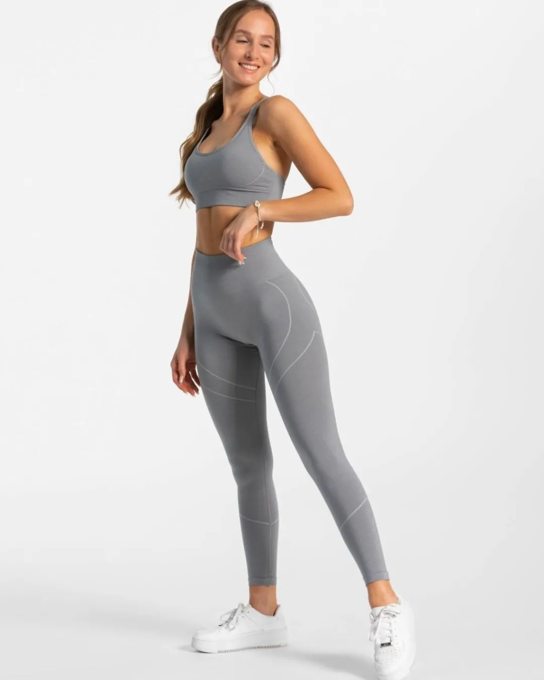 TEVEO Leggings & Pants*True Leggings "Stahlblau"