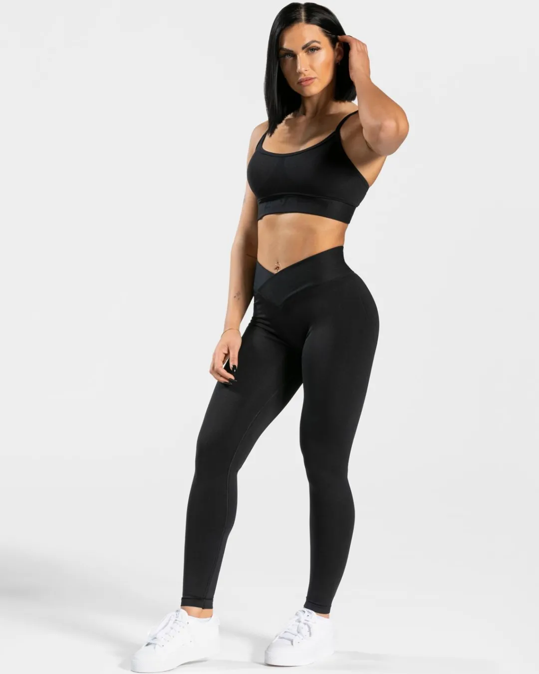 TEVEO Sports Bras*V-Shape Bh "Schwarz"