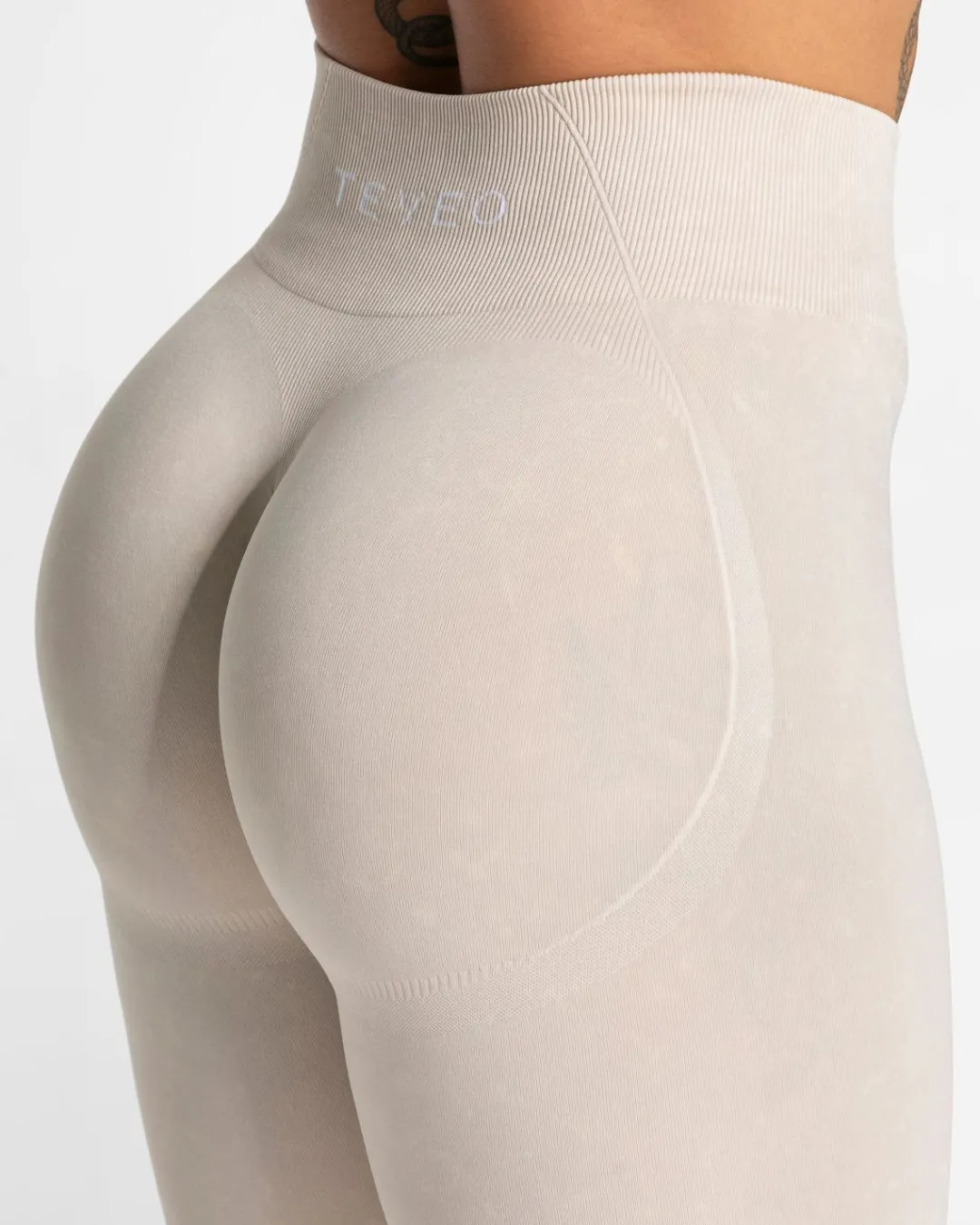 TEVEO Leggings & Pants*Acid Covert Scrunch Leggings "Sand"