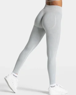 TEVEO Leggings & Pants*Acid Covert Scrunch Leggings "Hellgrau"