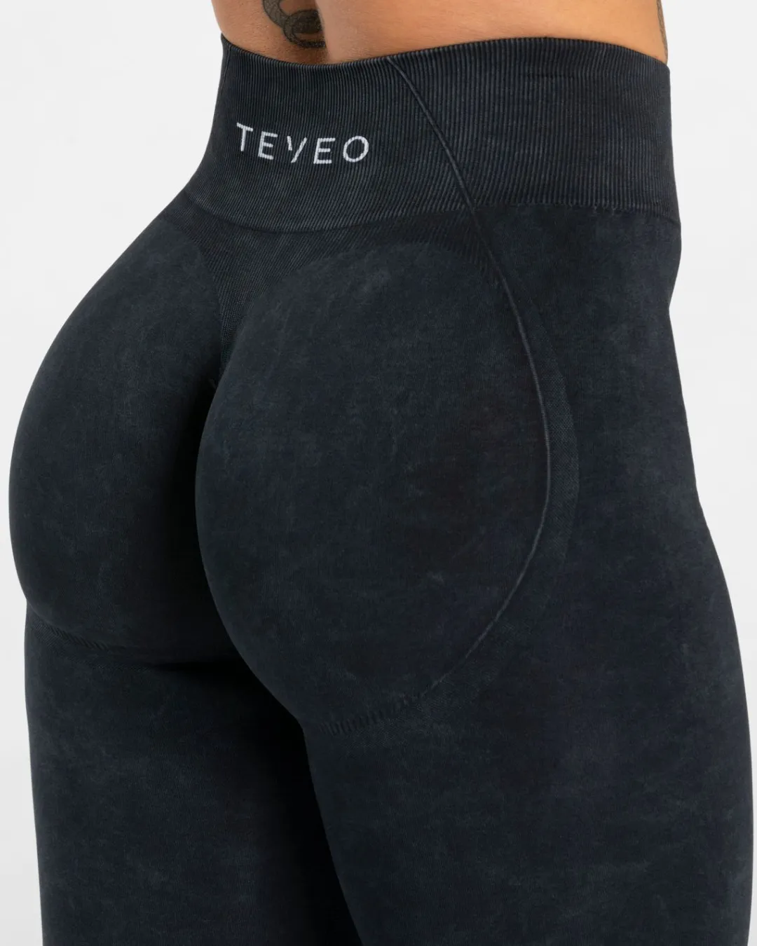 TEVEO Leggings & Pants*Acid Covert Scrunch Leggings "Schwarz"