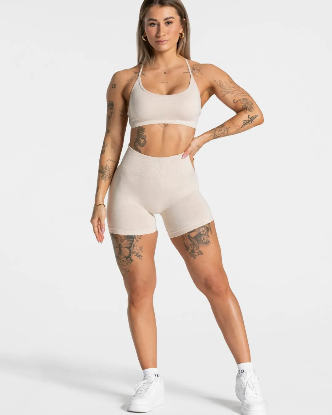 TEVEO Shorts*Acid Covert Scrunch Short "Sand"