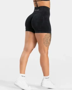 TEVEO Shorts*Acid Covert Scrunch Short "Schwarz"