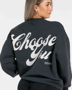TEVEO Hoodies & Jackets*Acid Oversized Sweater