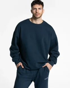 TEVEO Hoodies & Sweat Jackets*Arrival Signature Sweater "Dunkelblau"