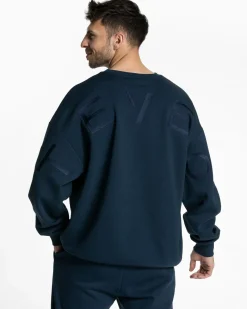 TEVEO Hoodies & Sweat Jackets*Arrival Signature Sweater "Dunkelblau"