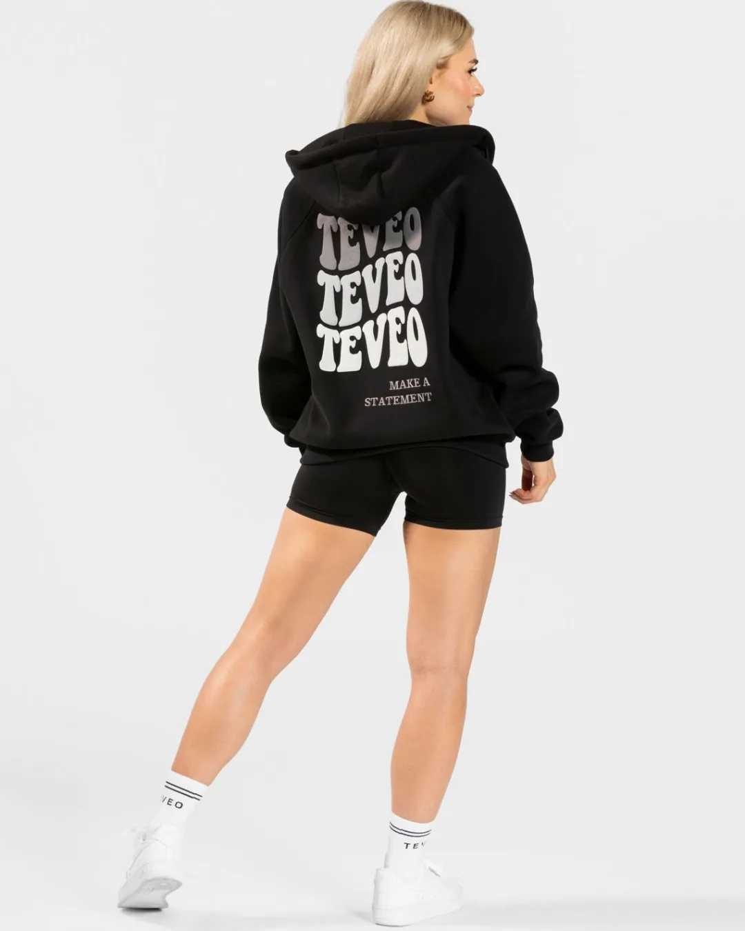 TEVEO Hoodies & Jackets*Candy Oversized Jacke "Schwarz"