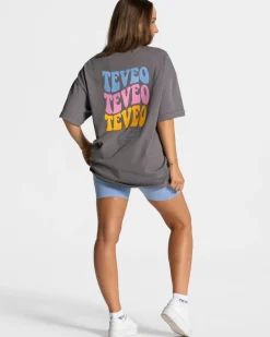 TEVEO T-Shirts*Candy Oversized T-Shirt 