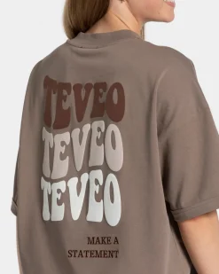 TEVEO T-Shirts*Candy Oversized T-Shirt 