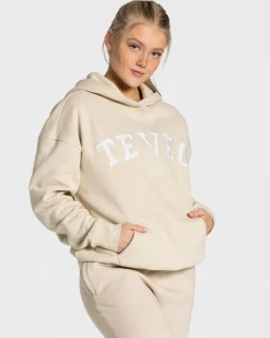TEVEO Hoodies & Jackets*College Oversized Hoodie "Beige"