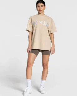 TEVEO T-Shirts*College Oversized T-Shirt