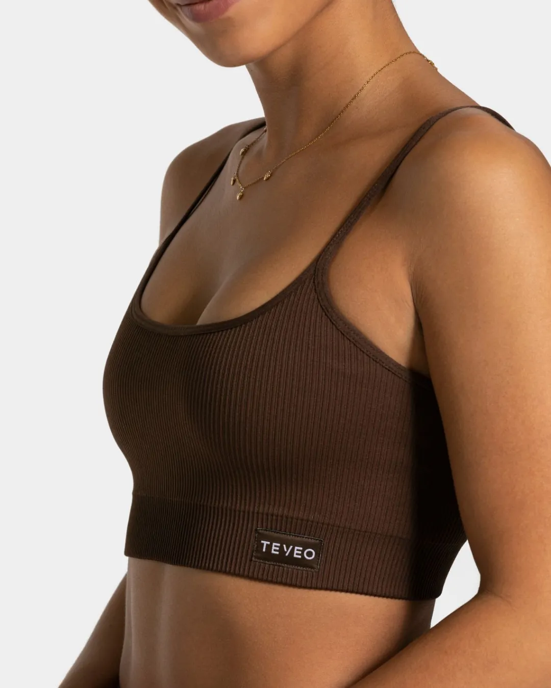 TEVEO Sports Bras*Elegant Bh "Dunkelbraun"