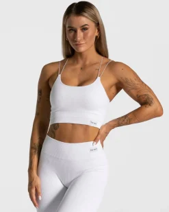TEVEO Sports Bras*Elegant Strap Top "Weis"