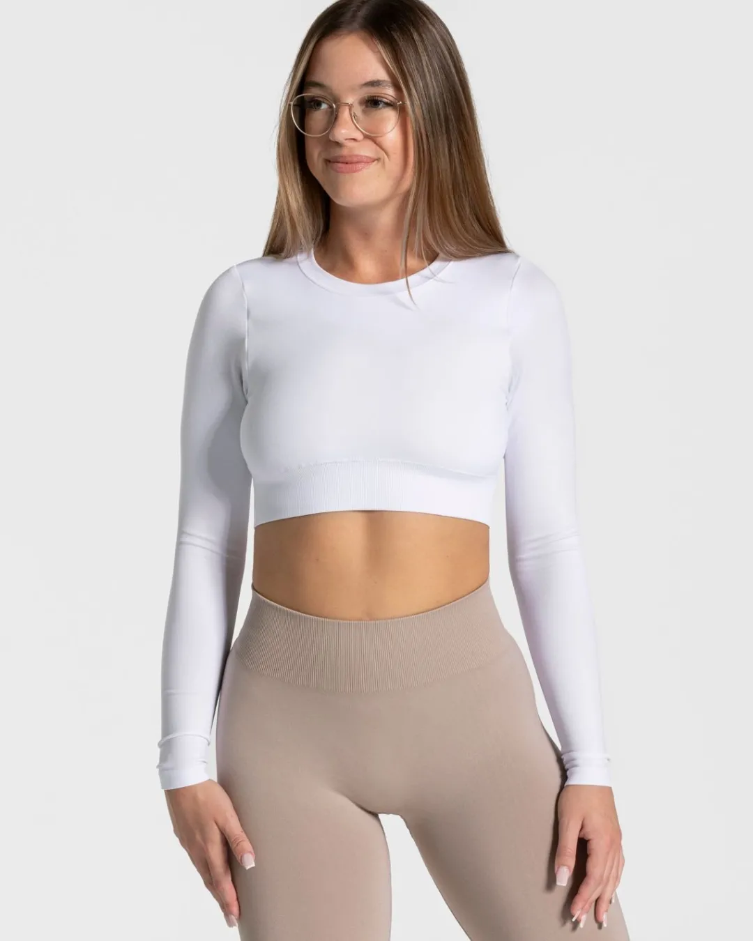 TEVEO Longsleeves*Everyday Cut Out Longsleeve "Weis"