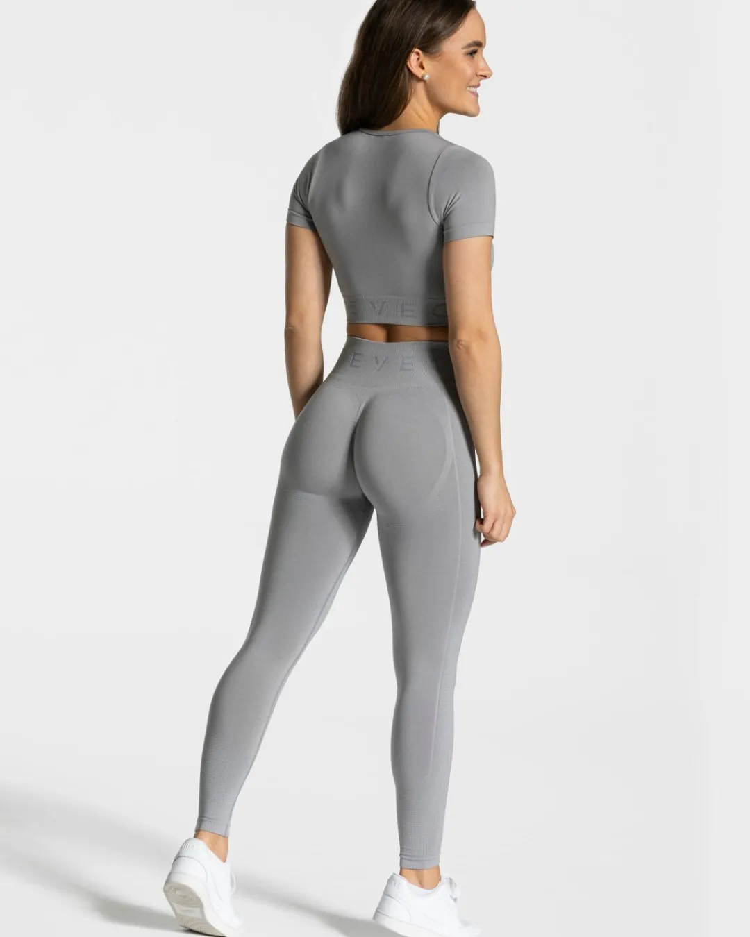 TEVEO Tops*Focus Crop Top "Grau"