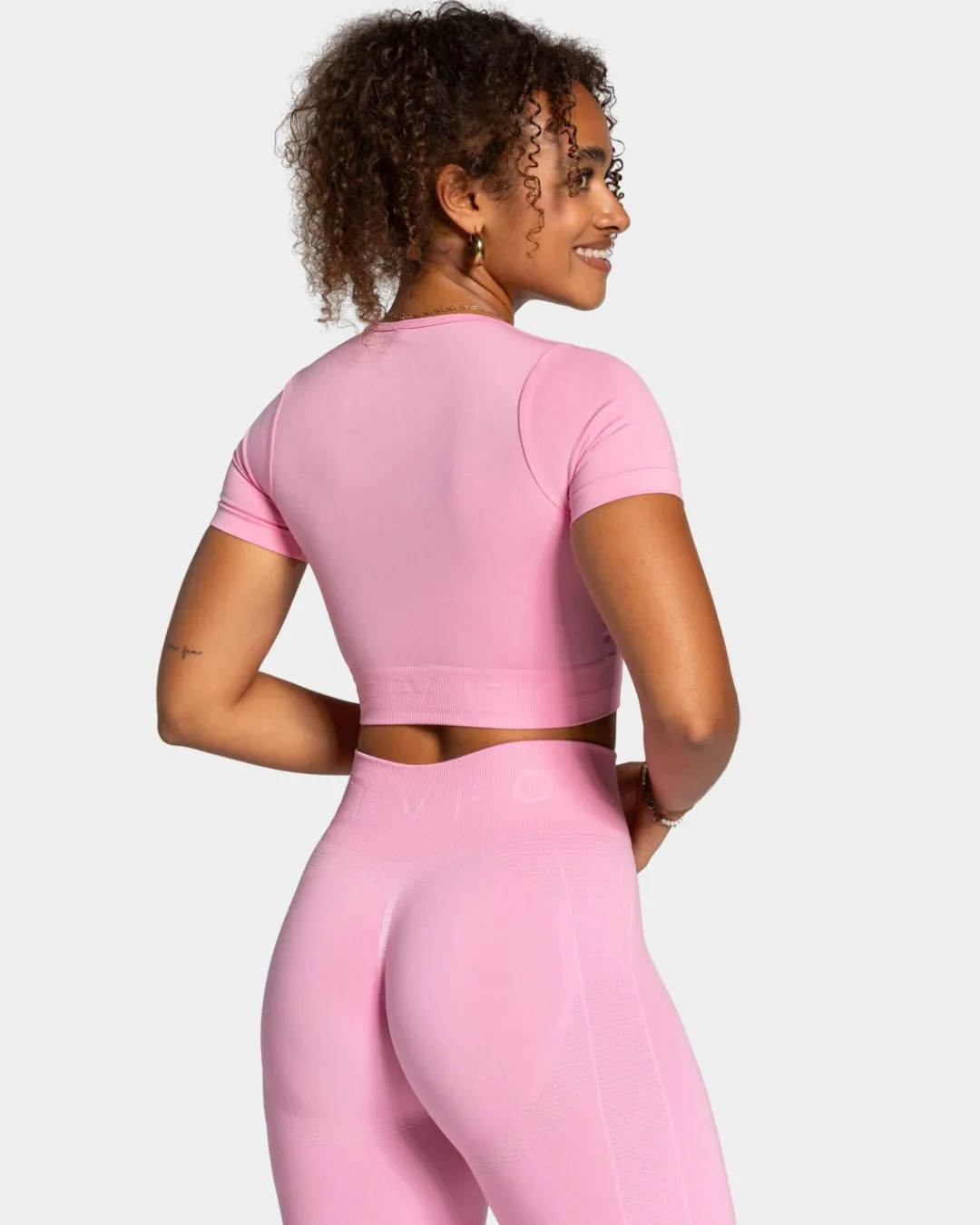TEVEO Tops*Focus Crop Top "Pink"