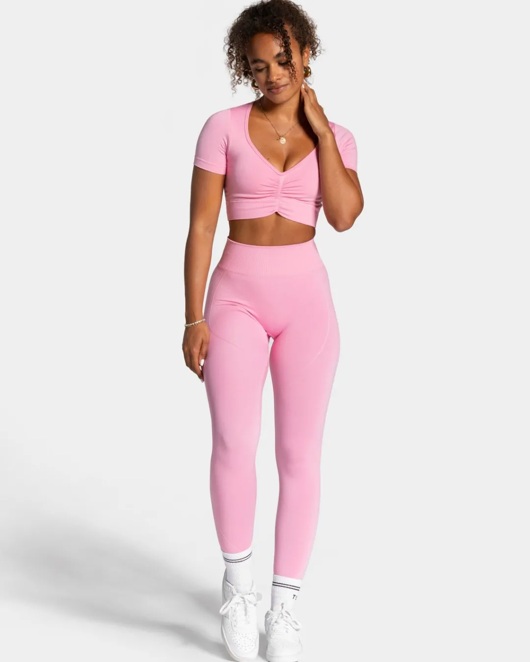 TEVEO Tops*Focus Crop Top "Pink"