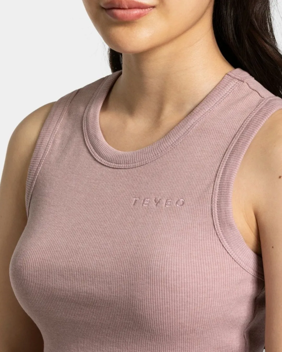 TEVEO Tops*Lounge Crop Top "Altrosa"