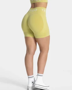TEVEO Shorts*Signature Scrunch Short "Lime"