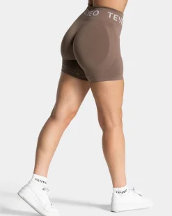 TEVEO Shorts*Signature Scrunch Short "Mokka"