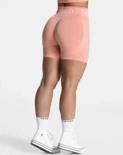 TEVEO Shorts*Signature Scrunch Short "Peach"