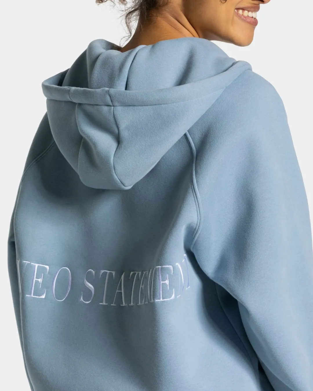 TEVEO Hoodies & Jackets*Statement Oversized Jacke "Stahlblau"