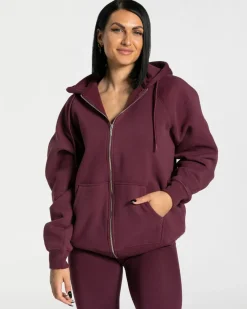 TEVEO Hoodies & Jackets*Statement Oversized Jacke "Pflaume"