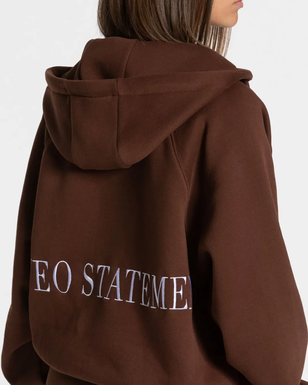 TEVEO Hoodies & Jackets*Statement Oversized Jacke "Kaffee"
