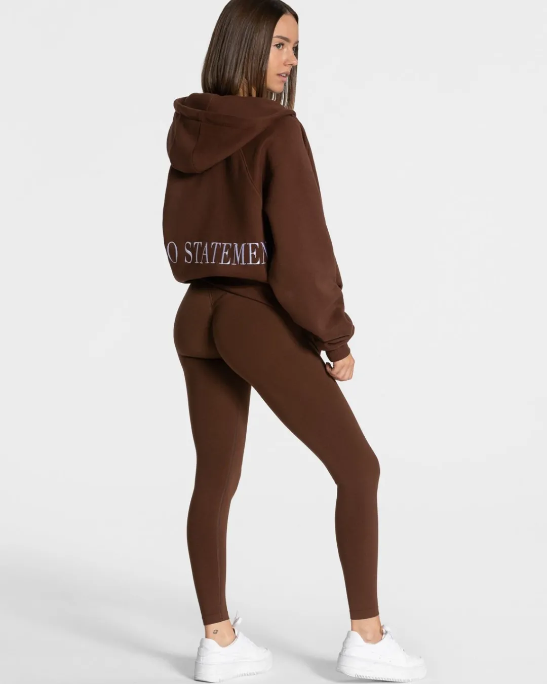 TEVEO Hoodies & Jackets*Statement Oversized Jacke "Kaffee"