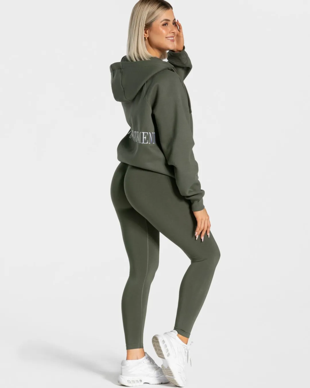 TEVEO Hoodies & Jackets*Statement Oversized Jacke "Khaki"