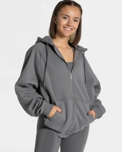 TEVEO Hoodies & Jackets*Statement Oversized Jacke "Graphit"