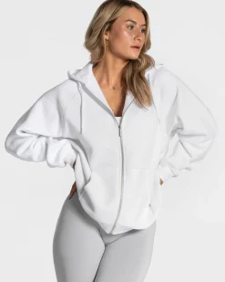 TEVEO Hoodies & Jackets*Statement Oversized Jacke "Weis"