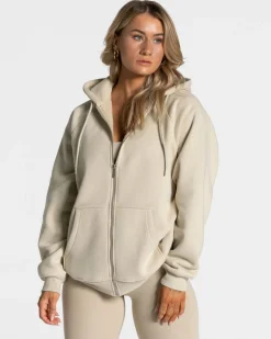 TEVEO Hoodies & Jackets*Statement Oversized Jacke "Sand"