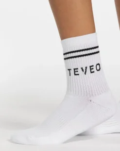 TEVEO Socks & Underwear* Crew Socken (2Er) "Weis"