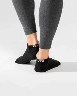 TEVEO Socks & Underwear* Sneaker Socken (2Er) "Schwarz"