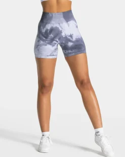 TEVEO Shorts*Tie Dye Scrunch Short "Stormy"