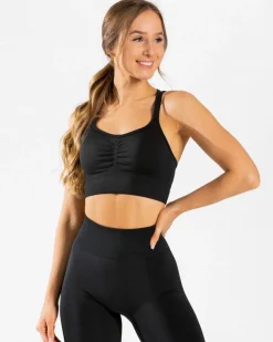 TEVEO Sports Bras*Timeless Scrunch Bh "Schwarz"