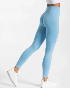 TEVEO Leggings & Pants*Timeless Scrunch Leggings "Babyblau"