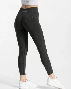 TEVEO Leggings & Pants*Timeless Scrunch Leggings "Dunkelgrau"