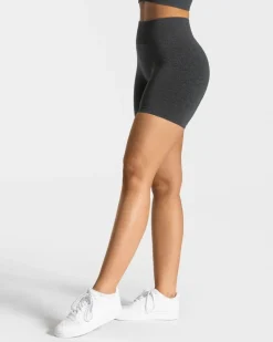 TEVEO Shorts*Timeless Scrunch Short "Dunkelgrau"