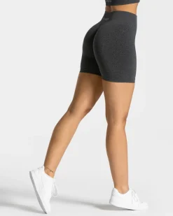 TEVEO Shorts*Timeless Scrunch Short "Dunkelgrau"