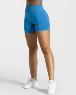 TEVEO Shorts*Timeless Scrunch Short "Sommerblau"
