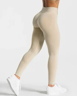 TEVEO Leggings & Pants*V-Shape Leggings "Sand"
